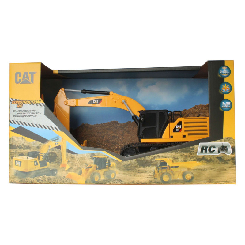 Carrera RC - CAT Excavator Excavator, 1:35 37023001