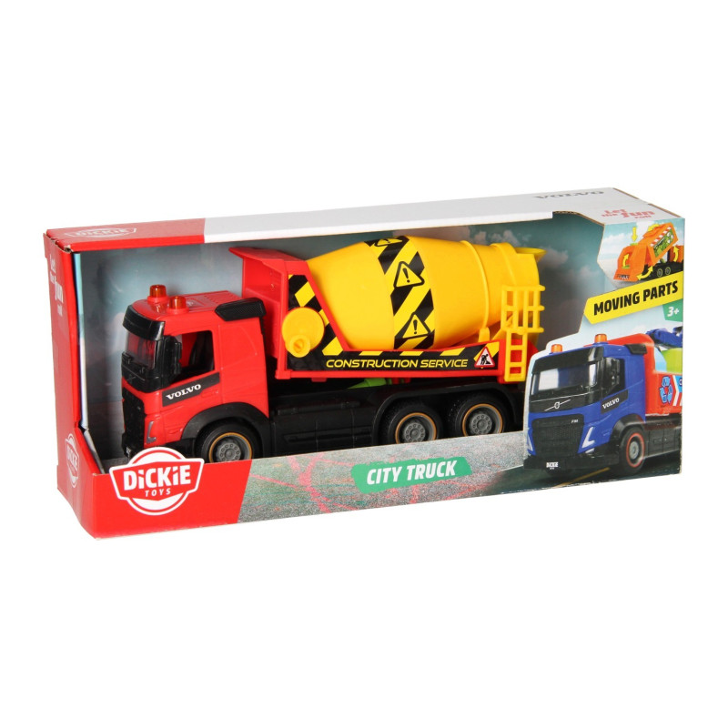 Dickie City Truck - Concrete Mixer Truck Red 203744014