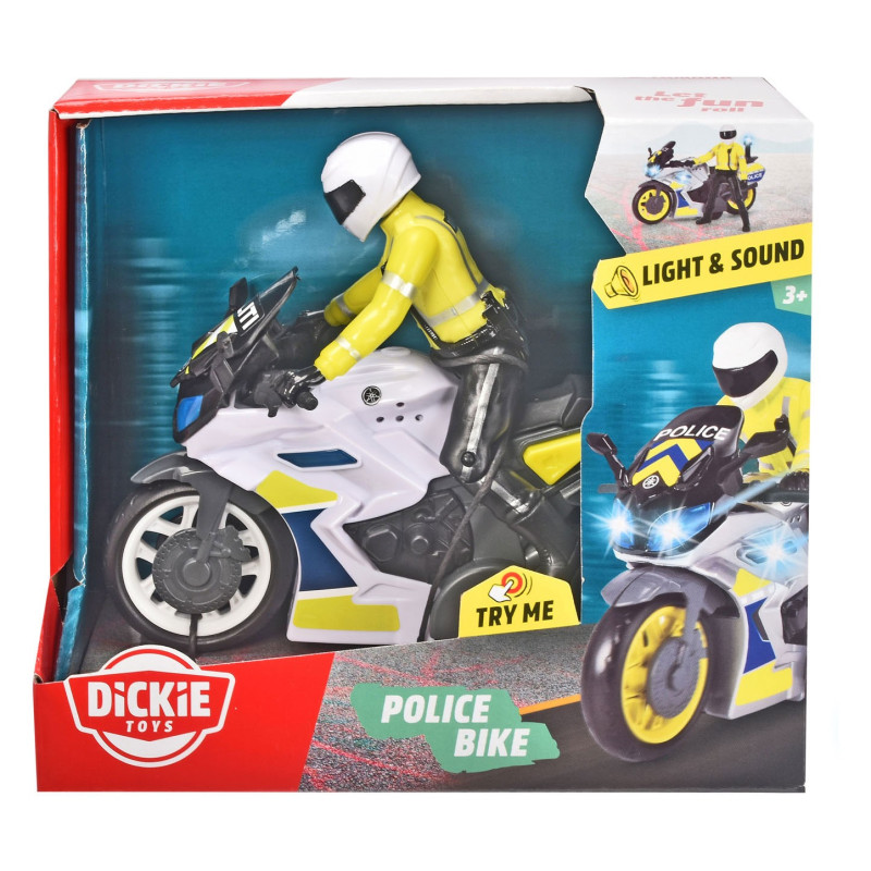 Dickie Police Motorcycle with Cop 203712018