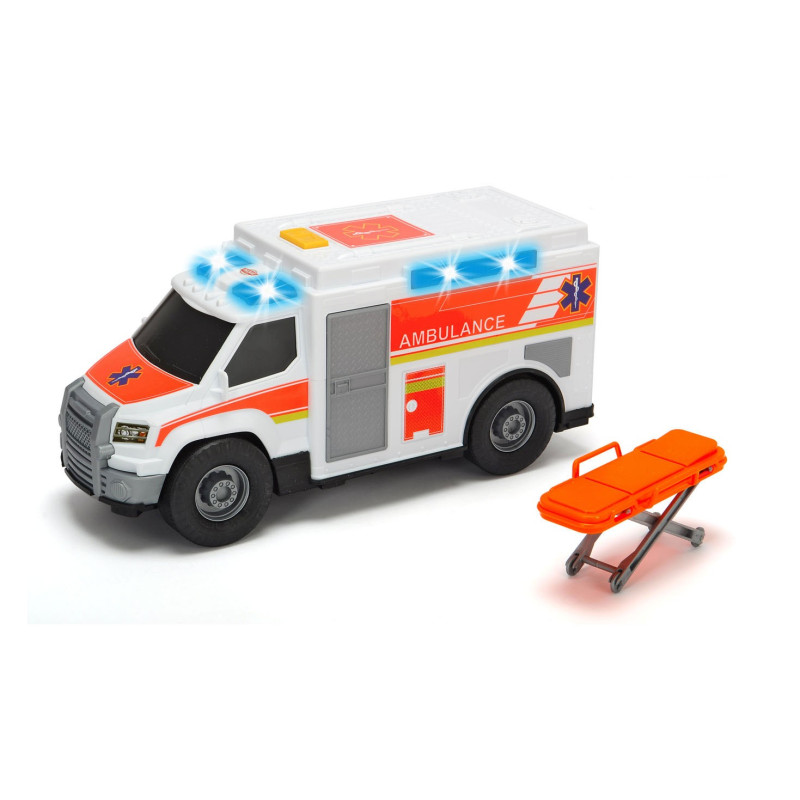 Dickie Ambulance and Stretcher with Light and Sound 203306002