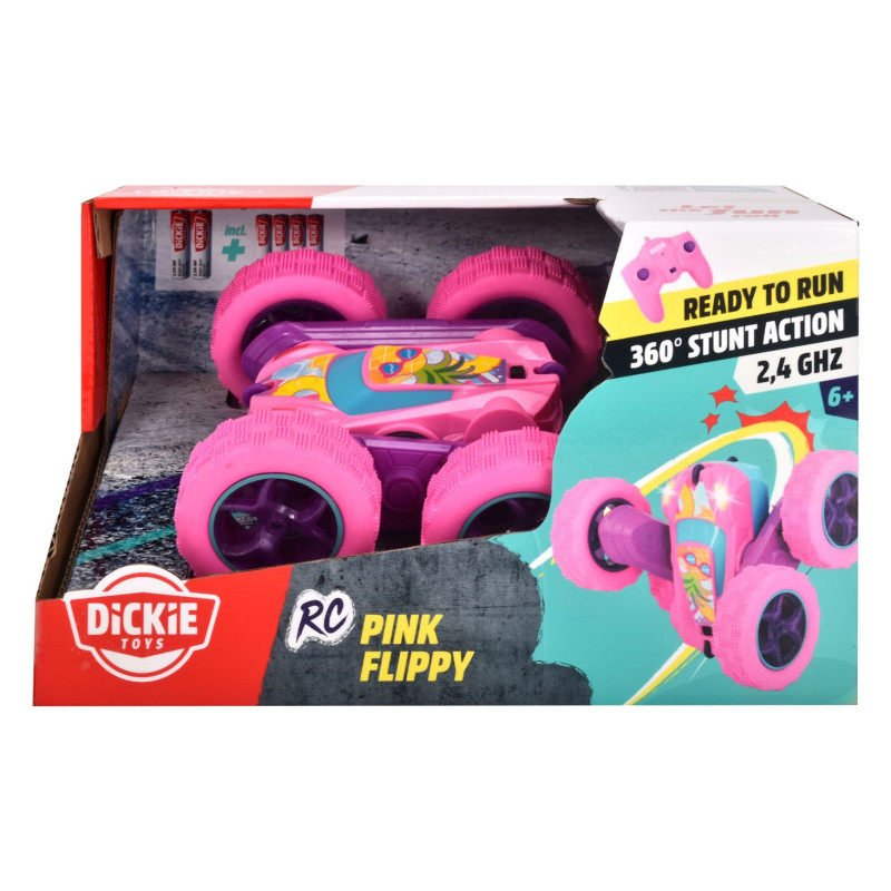 Dickie RC Pink Flippy, RTR Controlled Car 201104002