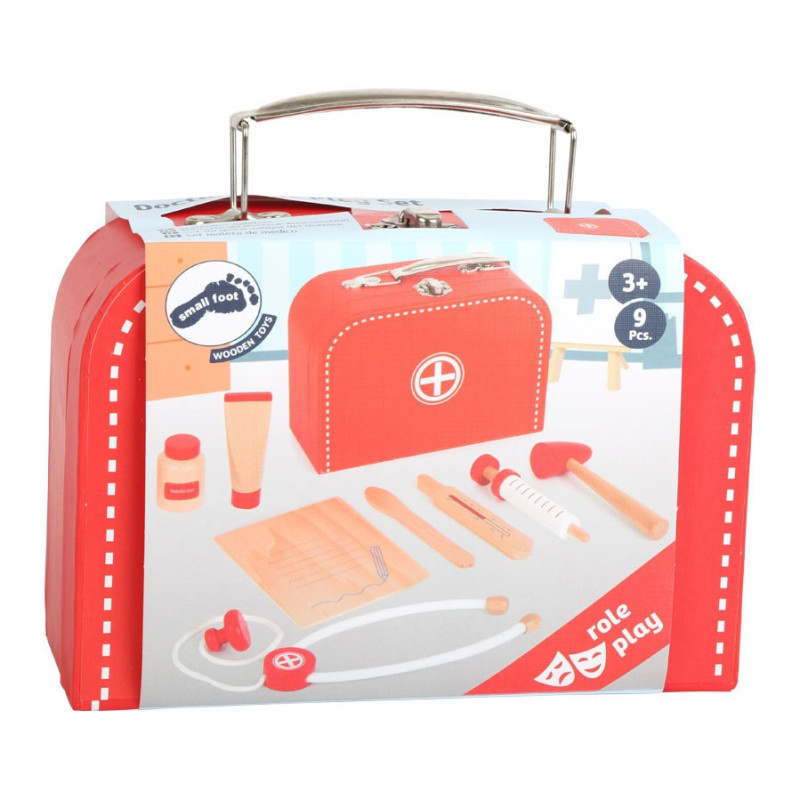 Small Foot - Wooden Doctor Set in Red Case 11183