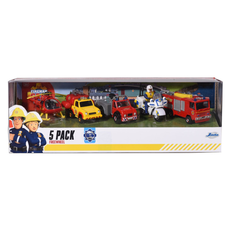 Dickie Fireman Sam Vehicles, 5-Pack 203094007