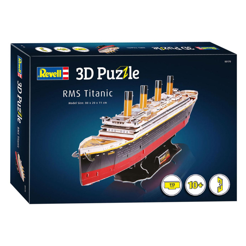 Revell 3D Puzzle Building Kit - RMS Titanic 00170