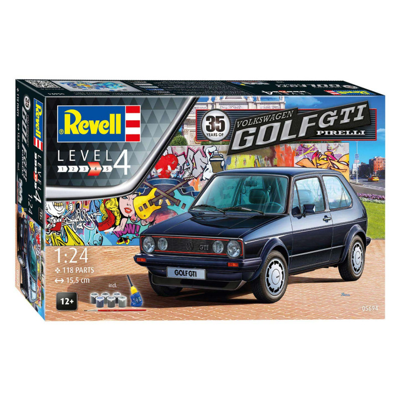 Revell Gift Set Volkswagen Golf GTI Pirelli Model Kit 05694
