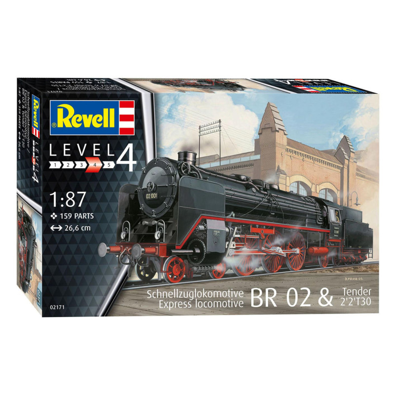Revell Express Locomotive BR 02 & Tender 2& 039 2& 039 T30 - 02171