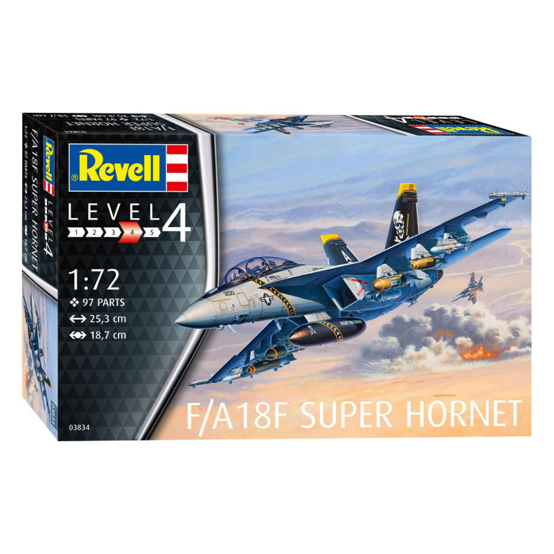 Revell F/A-18F Super Hornet Model Kit 03834