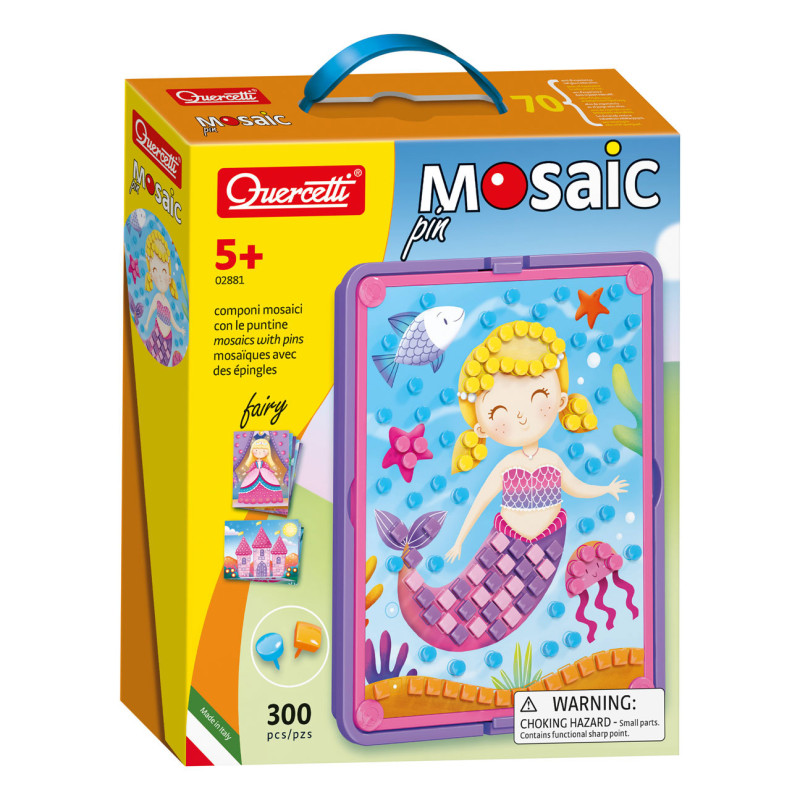 Quercetti Insert Mosaic Princess, 300 Pins 2881