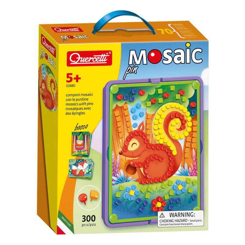 Quercetti Insert Mosaic Animals, 300 Pins 2880