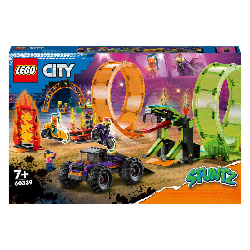 Lego - LEGO City 60339 Double Loop Stunt Arena 60339