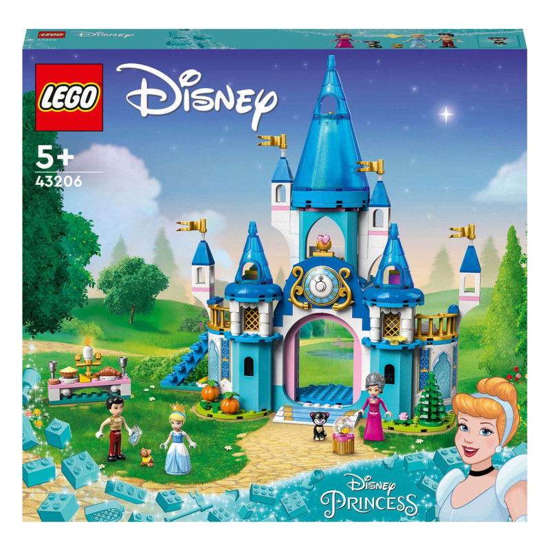 Lego - LEGO Disney Princess 43206 Cinderella and Prince's Castle 43206