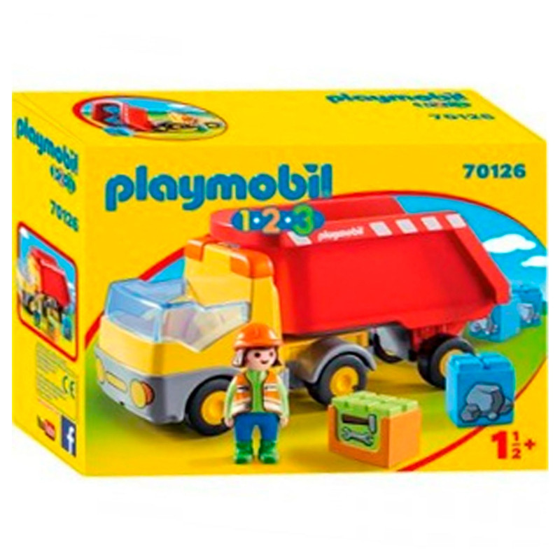 Playmobil 1.2.3 70126 Camion benne