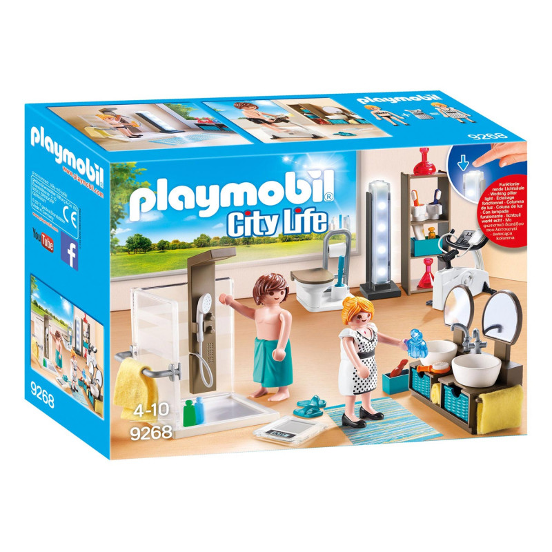 Playmobil 70184 1.2.3 : Ouvrier avec camion et garage - Jeux et jouets  Playmobil - Avenue des Jeux
