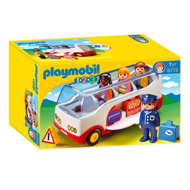 Playmobil 1.2.3 6773 Autocar de voyage