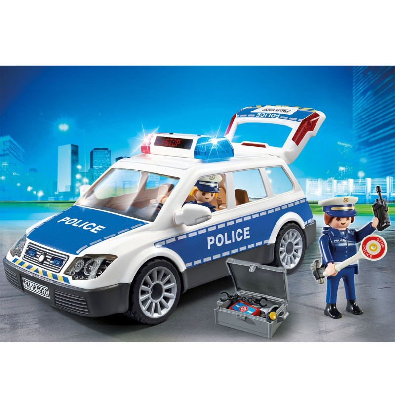 Playmobil City Action 6920 Voiture de policiers avec gyrophare et sirène