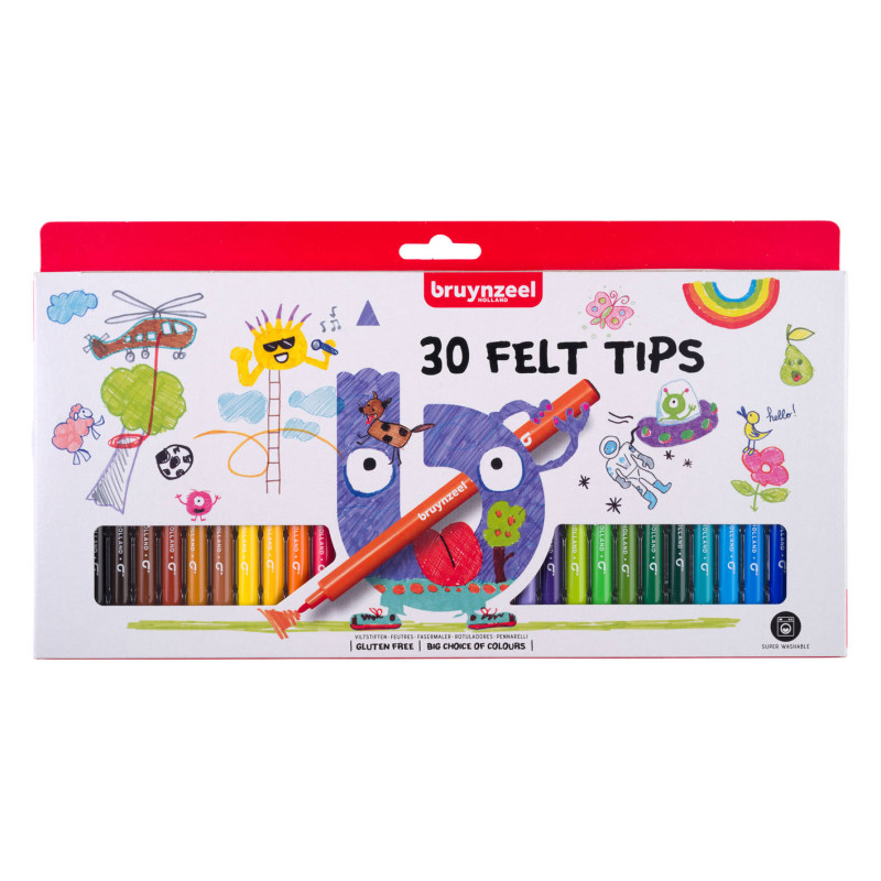 Bruynzeel Kids Felt-tip pens, 30pcs. 60121130