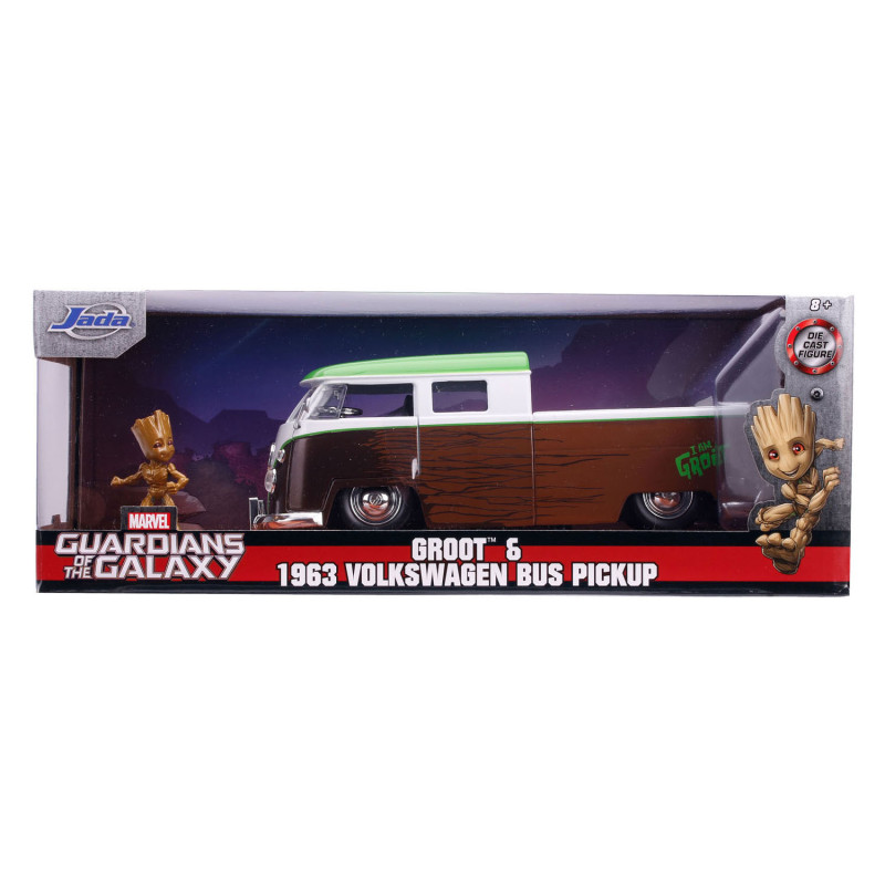 Jada Toys - Jada Marvel Groot 1963 Bus Pickup 1:24 253225013