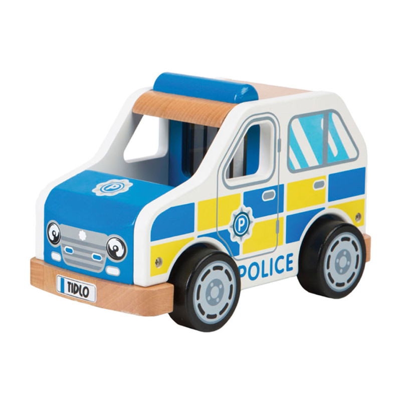 Bigjigs - Wooden police car T0508