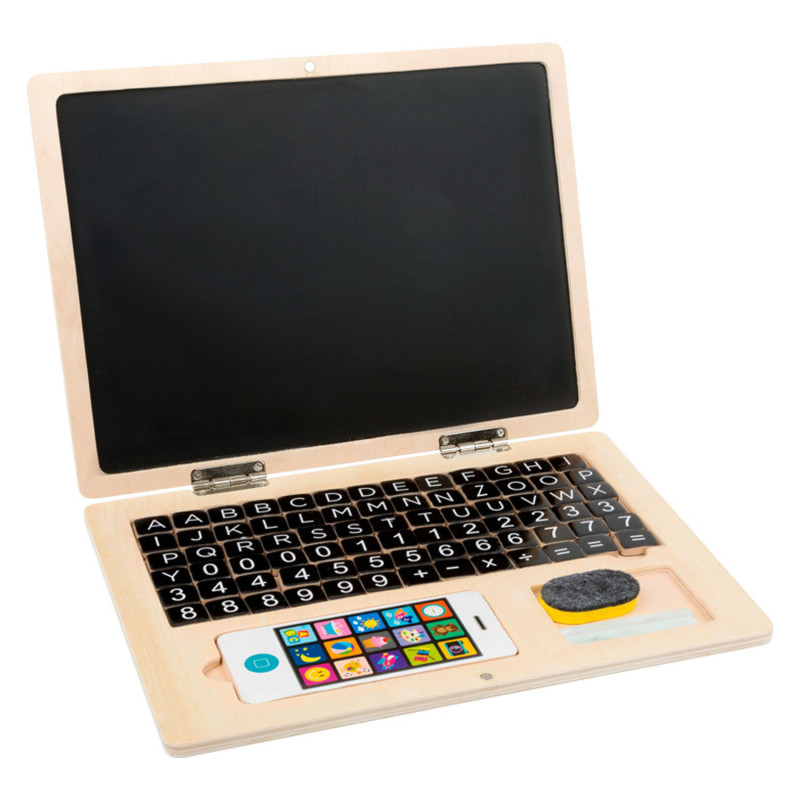 Small Foot - Wooden Laptop with Magnetic Board 11193
