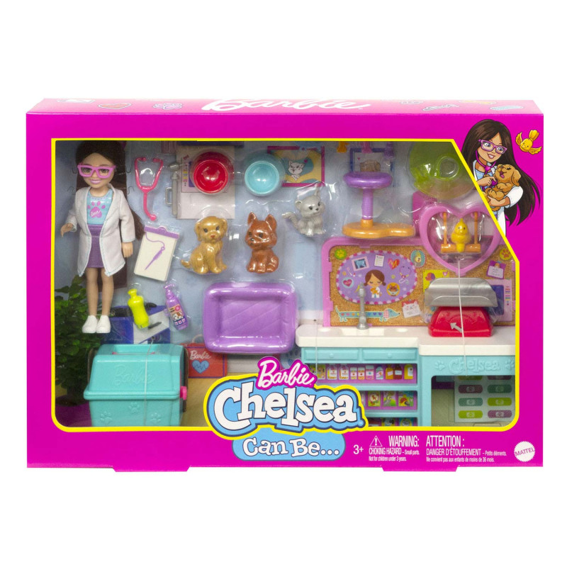Mattel - Barbie Chelsea Doll Vet Playset HGT12