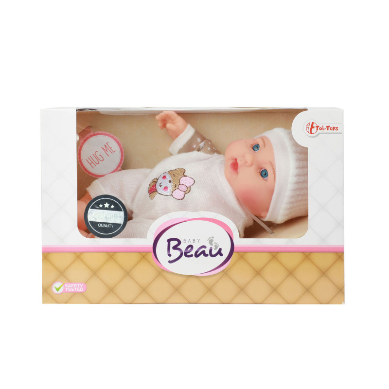 Beau Baby doll with hat, 23cm 02157A