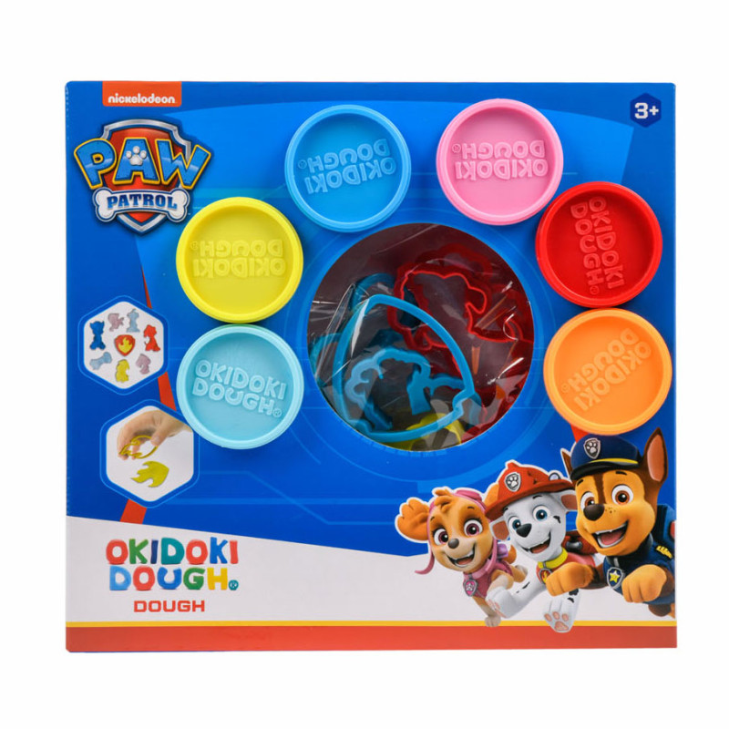 Canenco - Paw Patrol OkiDoki Clay Playset - Cookie Molds PW60155