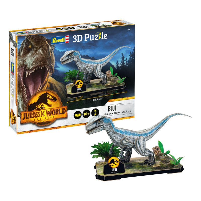 Revell 3D Puzzle Building Kit - Jurassic World Dominion Blue 00243
