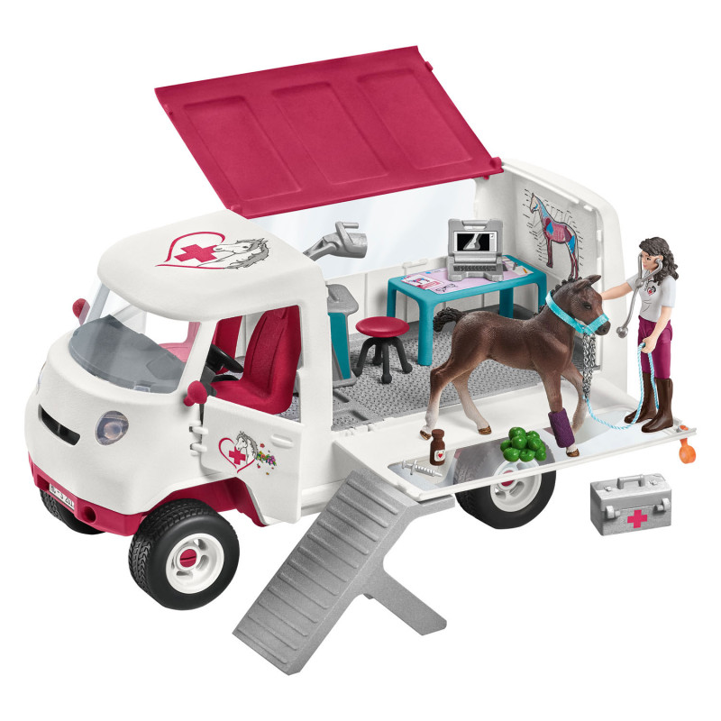 Schleich Mobile Vet with Hannover Foal 42439