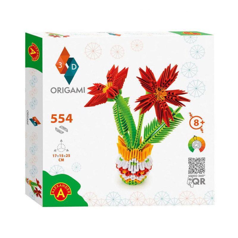 Selecta - ORIGAMI 3D - Flowerpot, 554 pcs. AT2553