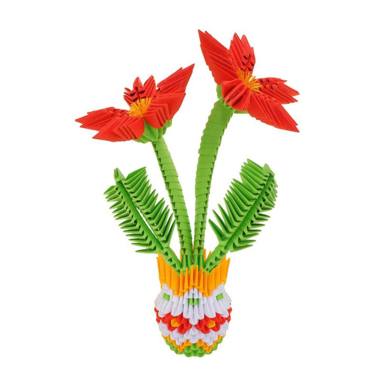 Selecta - ORIGAMI 3D - Flowerpot, 554 pcs. AT2553