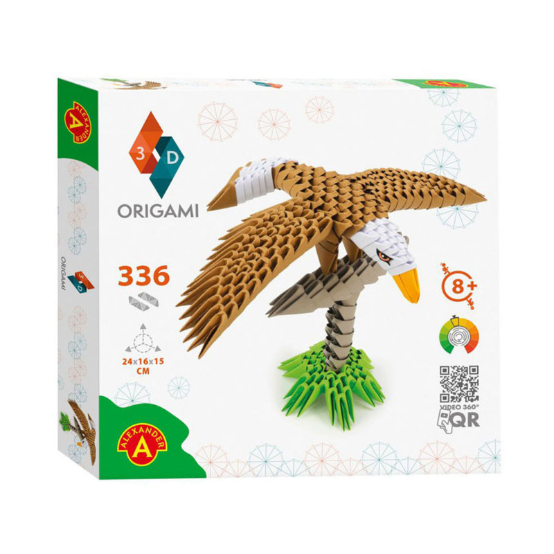 Selecta - ORIGAMI 3D - Eagle, 336pcs. AT2551