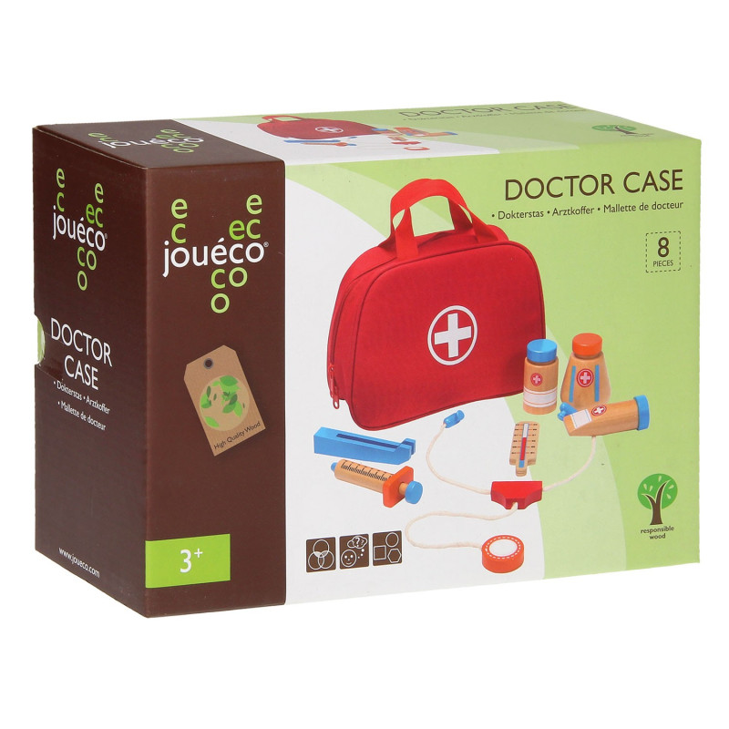 JOUéCO Joueco Doctor with accessories, 11dlg.