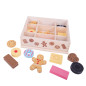 BIGJIGS Wooden Box With Cookies