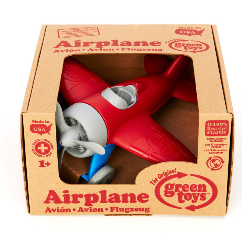 Green Toys Airplane-Red