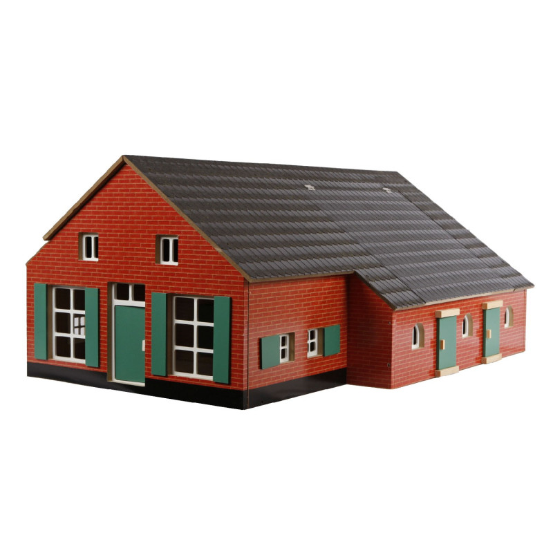 Kids Globe Farm House with Stable, 1:32