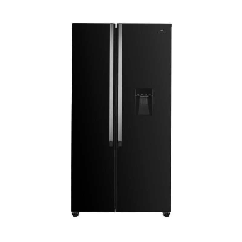 Réfrigérateur américain Continental Edison - CERA532NFB - Total No Frost- 529L - L90 cm xH177 cm - Noir