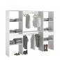Dressing Blanc - L 220 x P 40 x H 180 cm - ARTIC