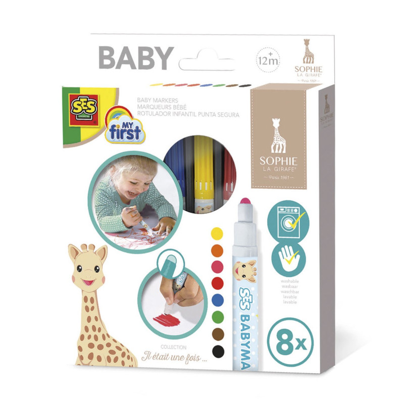 SES Sophie la girafe - Feutres pour bébé