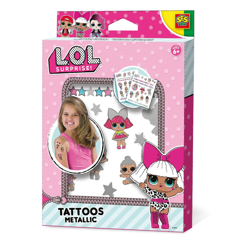 L.O.L. SES LOL Metallic Tattoos