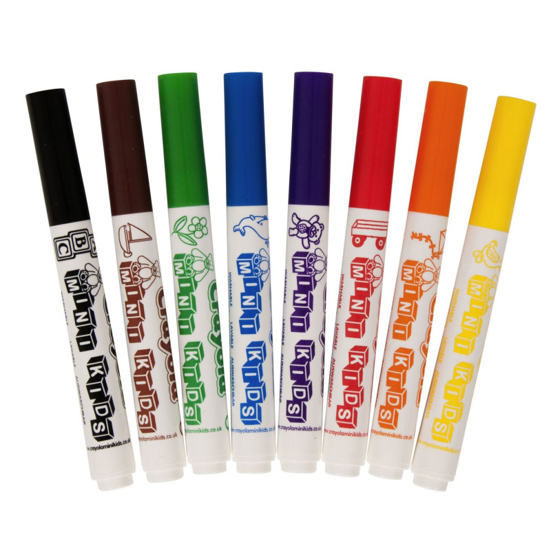 Crayola Mini Kids - Felt-tip pens, 8pcs.