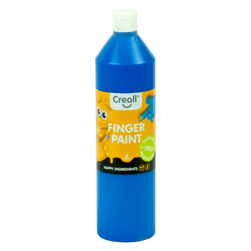 Creall Finger Paint Preservative-Free Blue, 750ml