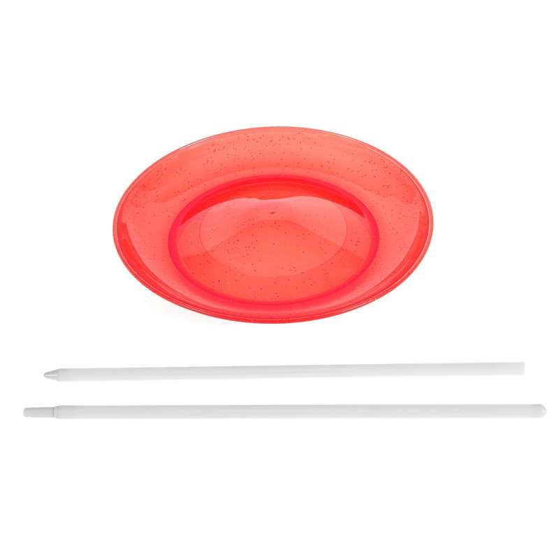 EUREKA Juggling plate with stick-Red