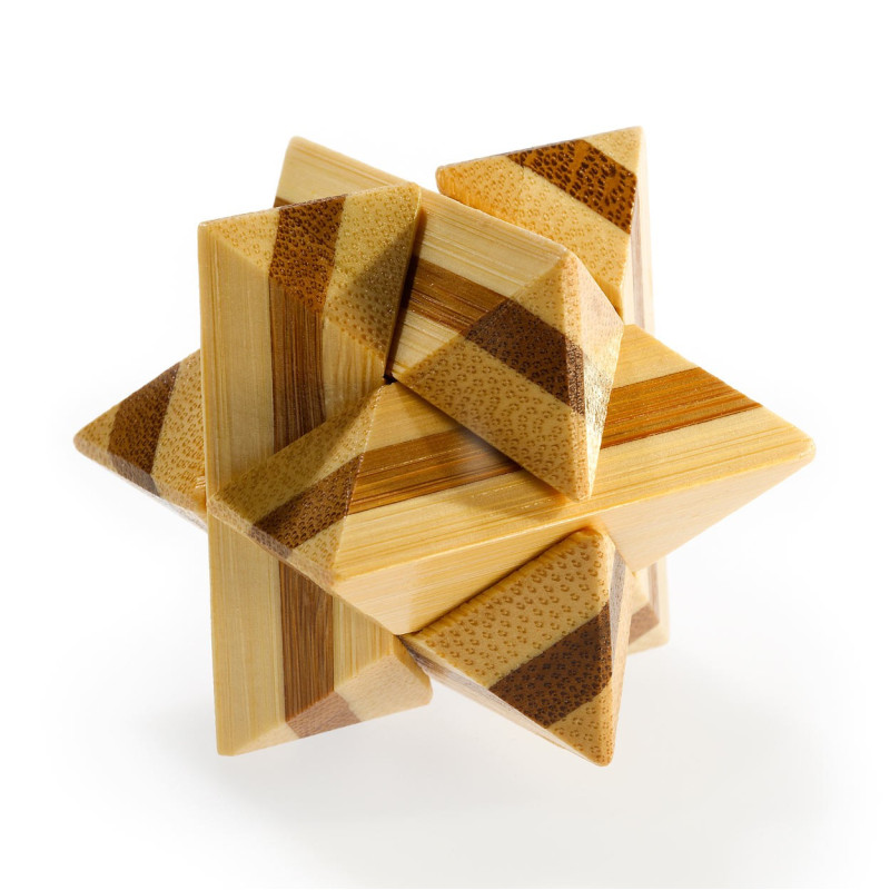 EUREKA 3D Bamboo Brain puzzle superstar **