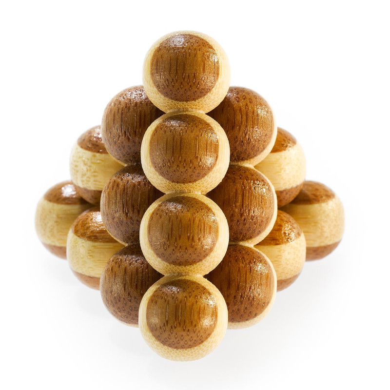 EUREKA 3D Bamboo Brain puzzle Cannon Balls *