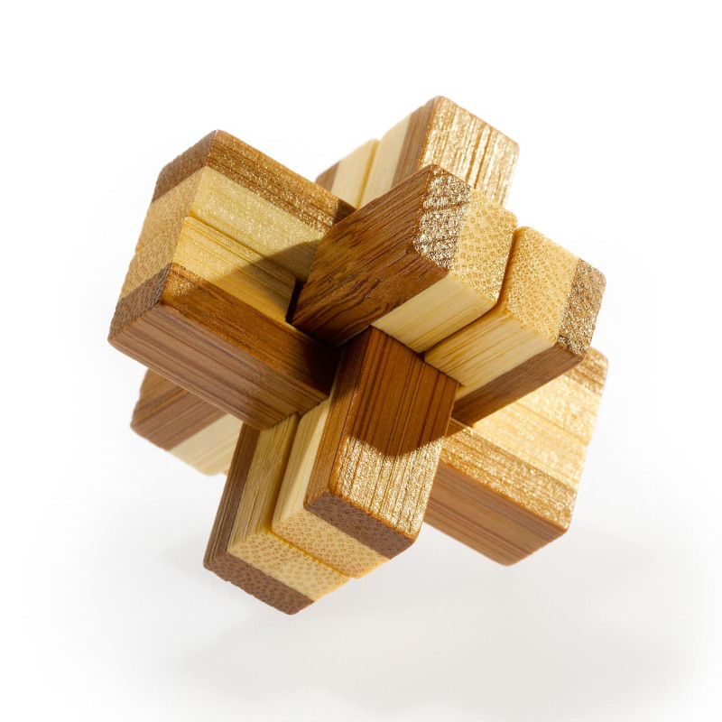 EUREKA 3D Bamboo Brain puzzle Knotty ***