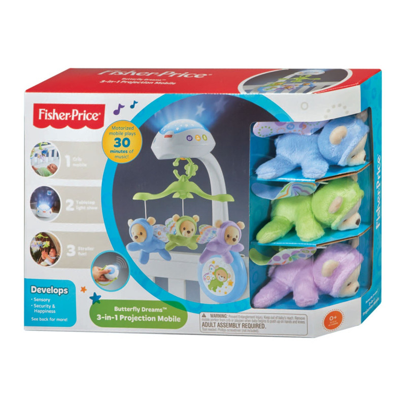 Fisher Price 3 in 1 Butterfly Dreams Mobile Projector