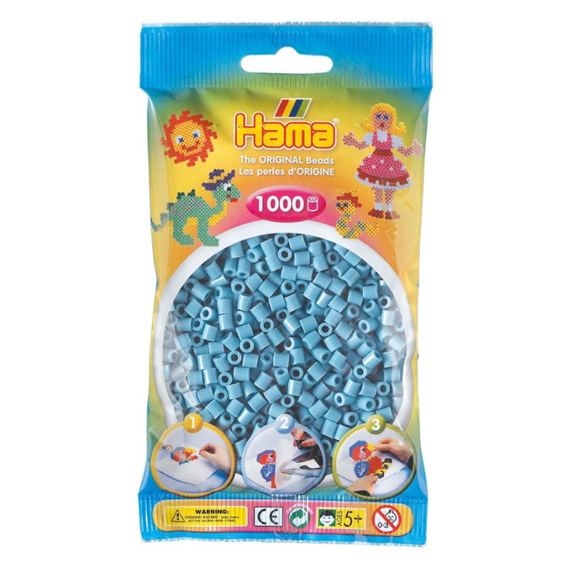 Hama Ironing beads-Turquoise (031), 1000pcs.