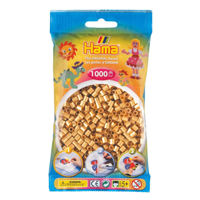 Hama Ironing beads-gold (061), 1000pcs.