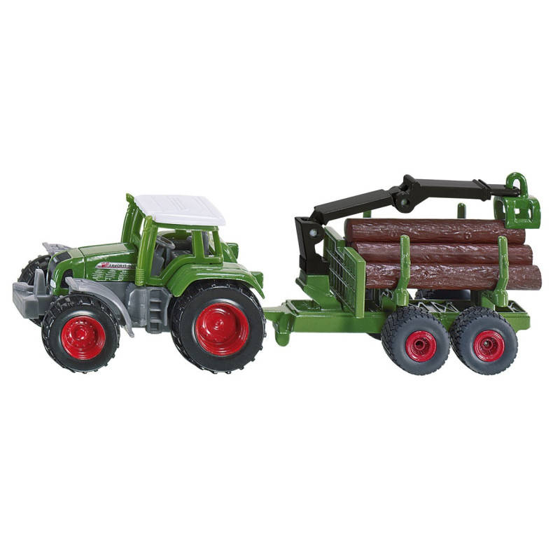 SIKU Tractor With forestry trailer 1645 1: 72