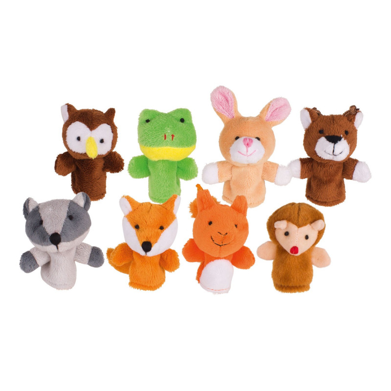 GOKI Finger puppets Forest animals, 8st.